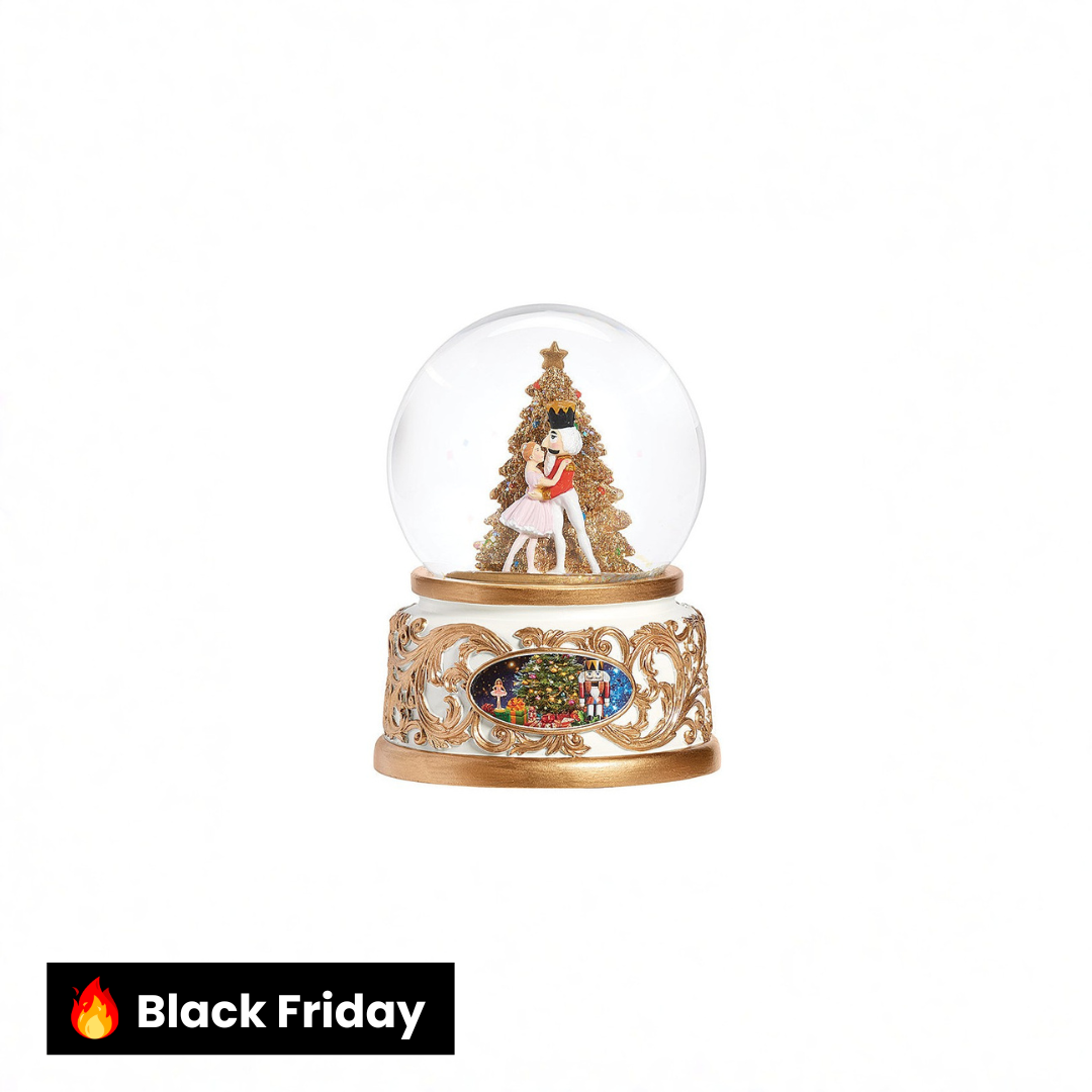 Globo de neve Cúpula do Quebra-Nozes de Ouro (Musical)