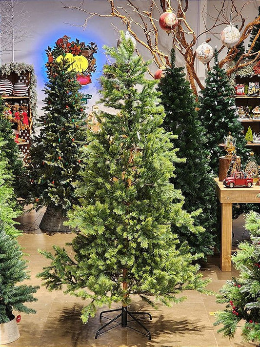 ÁRVORE PINHEIRO SUPER REALISTA DIAMOND 1.029 GALHOS 2,40CM